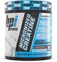 BPI Sports Creatina micronizzata - Aumenta la resistenza - Ridurre la fatica - Magra costruzione del muscolo - 100% pura creatina - Migliore assorbimento - Supporta la crescita del muscolo - non aromatizzato - 60 Serve - 10.58 Oncia