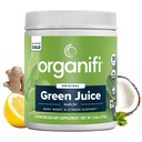Succo verde Organifi - Supplemento polvere con Spirulina Organica, Ashwagandha e Chlorella - Aiuta a raggiungere gli obiettivi di fitness e ridurre i livelli di cortisolo, alimentazione di 30 giorni