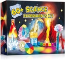 UNGLINGA 60+ Kit Esperimenti di Scienza per Bambini, Ragazzi Ragazze Giocattoli Regali, Science Lab S.T.E.M Attività Progetto educativo con set di chimica, vulcano eruzione, colore
