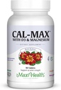 Calcio 1000 mg con vitamina D3 (400 UI) e Magnesio (750 mg) - Supplemento dietetico per ossa, denti, supporto congiunto - per uomini e donne - 90 compresse