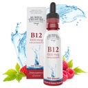 Buried Treasure B12 Gocce - 1000mcg Vitamina B12 Methylcobalamin per Serving, 120 Serve - Sublingual B12, Alcol-Free, Vegan, Raspberry Flavor, Bottiglia 2 oz, Dropper laureato dosaggio preciso