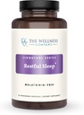 The Wellness Company Restful Sleep - Melatonin-Free, Deep Sleep, REM Support, Non-Habit Forming - Kava, Rafuma Leaf, Ashwagandha & Valerian Root | 60ct (1 Mese di fornitura)