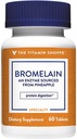 La vitamina Shoppe Bromelain 500MG & 2.000 GDU, Supporta la digestione e l'assorbimento delle proteine, Enzima Sorgente da Ananas (60 capsule)