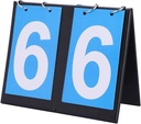 Portable Table Keeper, Easy Flip Indoor/Outdoor Score Counter Scoring System per Table Tennis Basketball Calcio Baseball e altro(2 Digit)