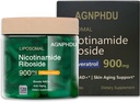 AGNPHDU- Liposomal Nicotinamide Riboside 120 Capsule,Resveratrolo, Quercetina - NAD Supplemento per Anti-invecchiamento, Energia, Focus 900mg Integratore alimentare