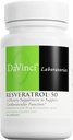 DAVINCI Labs Resveratrolo-50 - Aiuta a sostenere il sistema immunitario, la salute del corpo e la salute del cuore con Resveratrolo* - Gluten-Free & Vegetariano - 60 capsule
