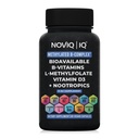 11-in-1 Methylated B-Complex Supplemento: 680mcg L-Methylfolate(5-MTHF) Thiamine(B1) Riboflavin(B2) Pyridoxal(B6) Methylcobalamin(B12) - VegD3® + Nootropics - 1.100mg+ Servizio - 60 Conte