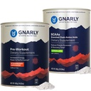 Gnarly Nutrition Gnarly Preworkout Strawberry Lemonade Caffeine Free (14.82oz) BCAAs Lime Limo (10.58oz)