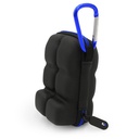 Caso CASEMATIX Asthma Inhaler Holder si adatta a due inalatori standard di salvataggio con cordino e clip su portachiavi Carabiner, include solo Asma caso