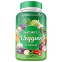 Superfood MD Veggies Supplemento - 90 Capsule Veggie - Supporta livelli di energia, Beta Carotene, Vitamine & Minerali - Soia Gratis - 90 Conte