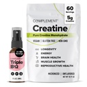 Complement Triple B12 Spray & Creatine Bundle – Integrazione Vegan B12 e Supporto per le prestazioni muscolari