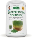 ANDREW LESSMAN Green Foods Complex 600 Serve - Forniture Blocks per la crescita sana dei tessuti, supporto del fegato. 100 mg Ciascuna di erba d'orzo, erba di grano, alghe verdi blu, clorella, Spirulina