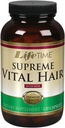 LifeTIME Supreme Vital Hair | Supporta capelli sani, unghie e pelle | Biotina, MSM, Vitamine B, C, & A, Zinco, Coda e altro | 120 Capsule, 30 Serve