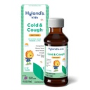 Hyland's Kids Cold and Cough, Daytime Grape Flavor Cough Syrup Medicine for Kids Ages 2 and up, Decongestant, Sore Throat Relief, Trattamento naturale per comuni sintomi freddi, 4 Fl Oz