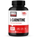 FORCE FACTOR L-Carnitina Supplemento, L Carnitina Tartrato 1000mg Capsule per Convertire Fat Into Energy, Supporta il recupero del muscolo e Aumenta le prestazioni di esercizio, Vegan, Non OGM, 90 compresse