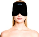Migraine e Headache Relief Cap – Terapia calda e fredda per emicranie, mal di testa, stress sollievo e altro – One Size Fits Most - Nero