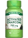 La verità della natura ha attivato capsule di carbone | 90 Count | Non-OGM & Gluten Supplemento gratuito
