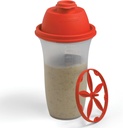 SIGNORA WARE Shaker Bottiglie | 17-Ounce Plastic Protein Shake Bottiglia per la sostituzione dei pasti Shakes & Smoothies, Bevande, Miscelazione Insalata Abiti & Salse, Margarita, & More