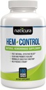 Hem-Control - Supplemento di trattamento emorroide rapido efficace - Formula potente per promuovere il sollievo dal sintomo, Restringimento di emorroidi, Ease Discomfort - 180 capsule vegane - Made in USA