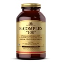 Solgar B-Complex "100", 250 capsule vegetali - Nervous System Support - Supporta il metabolismo energetico - Non OGM, Vegan, Gluten Free, Dairy Free, Kosher - 250 Serve