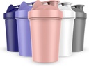 JEELA SPORTS 5 PACK Protein Shaker Bottiglie per Protein Mixes -20 OZ- Lavastoviglie Safe Shaker Cup per Protein Shakes - Shaker Cup per Blender Protein Shaker Bottiglia per Shakes Protein Shake Blender