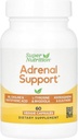Supporto surrenale di nutrizione eccellente con L-tirosina, estratto di Rhodiola, estratto di Ashwagandha e estratto di Eleuthero, 60 capsule di verdure