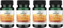 Swanson Folate 5-acido metiltetraidrofolico - alta potenza, forma bioattiva 800 mcg Dfe 30 tappi di veg (4 pacchetto)