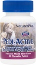 NaturesPlus Pedi-Active LECI-PS, DMAE Complex - 60 Chewable Tablets - Mixed Berry Flavor - Bambini Chewable Supplement, Promuove la salute del cervello, Focus - Vegetariano, senza glutine - 30 Serve