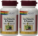 Sega Palmetto e Pygeum One Daily 30 Softgel (Pacchetto di 2) Solaray