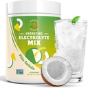 Polvere di elettrolito – Miscela di idratazione senza zucchero con magnesio, potassio, calcio e sodio | Bevanda elettrolita zero per il recupero del muscolo, Rilievo della gru & energia | 90 Serve