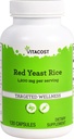 Vitacost riso rosso lievito - 1200 mg - 120 capsule vegetariane