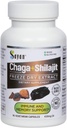 Estratto di funghi di Sayan Chaga siberiano con Shilajit 90 capsule/420mg ea.– Supporto del sistema immunitario e digestivo – Supplemento di acido Fulvic – Energia & Clarity – Miscela esclusiva – Nessun filler