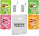 SENSORY4U Grab and Go Gift Set SaltStick con i nuovi Fastchews Flavors e Race Ready Tubes - Lime Lime Orange Green Apple e Watermelon Electrolyte Tablets