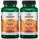Swanson acido folico 800 mcg (1Vitamin 335 mcg Dfe Folate) 250 capsule (2 Confezione)