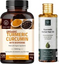 Estratto di curcumina curcuma e Ayurvedic Herbal Hair Oil
