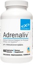 XYMOGEN Adrenaliv - Supplemento di supporto surrenale per promuovere la risposta del corpo a stress, promuovere l'energia e la stamina - Rhodiola Rosea, Eleuthero, Complesso surrenale, liquirizia, vitamina B6 (60 capsule)