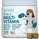 Cane Multivitamina - Vitamine e Integratori Cani - Enzimi Digestivi & Probiotici - Probiotici per Cani - per Allergie Pelle e Cappotto - Immune System & Salute complessiva - 120 Morbido Chew Dog Treats