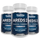 AREDS 2 Select Eye Vitamins for Macular Support - Vitamine per Occhi con Zeaxanthin Plus Lutein Macular Supplement - Premium Macular Health Formula - Integratori per Occhi - 60 Capsule - (Pack of 3)
