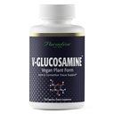 Paradise Herbs V-Glucosamine Supplemento, Tissue & Joint Health, Super Potent, Ultra Pure, Vegan, Non OGM, Gluten Free, 120 capsule vegetariane