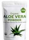 Polvere organica di Aloe Vera, Aloe Barbadensis per la maschera di raffreddamento del viso e dei capelli, idratante naturale, un pacchetto di risvolto di 8 oz/223 Gram