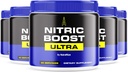 (5 Pack) Nitric Boost Ultra – Premium Daily Powder Blend in un vaso, progettato per aiutare a mantenere l'energia, sostenere la circolazione naturale, e mantenere andare, Recensioni ufficiali (150 Servings)