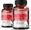 Integratore di Berberina - Migliorato con Ceylon Cinnamon, Turmerico, Cardo di Latte, Melone di Bitter per la Digestione, Immunità e supporto di gestione del peso (150 Conteggio (Pack of 2))