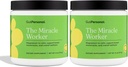 Il Miracle Worker Magnesium Powder Supplement: Ridurre lo stress e migliorare la qualità del sonno e la regolarità mentre alleviare le gomme muscolari, aroma di fragola, 60 Servings Total, 2 Pack