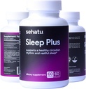 Supplemento Sleep Plus | con Melatonin, GABA, Ashwagandha, 5-HTP | per gli uomini e le donne alla ricerca di un programma sano di sonno e un mood rilassato | 60 conte | fornitura di 60 giorni
