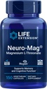 Estensione della vita Neuro-Mag Magnesio L-Threonate, 150 capsule vegetariane, Magtein Supplemento per le donne e gli uomini