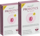 Probiotici vaginali per le donne pH Balance con Lactobacillus Probiotic & Cranberry, Melograno Bianco, Integratore di salute vaginale femminile, Odor vaginale sano e flora vaginale, 30Ct (Pack of 2)
