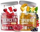 Joyli Quercetin & Superfruit Gummies Bundle – Supporto Immune & Antiossidante – Formula Vegan Multivitamin con Vitamine A, C, D, E, Zinc, Goji & Elderberry – 2 Confezione per Adulti