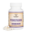 Pterostilbene Supplemento 100mg Capsule (Third Party Tested) 60 Capsule, Superior to Resveratrolo, Antiossidante per il supporto di longevità (Non OGM, Gluten Free) da Double Wood