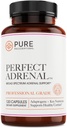 Integratore perfetto di supporto adrenale con vitamina, B6 per una maggiore stamina, sollievo dalla fatica, funzione surrenale e supporto del sistema immunitario - USA Made - 120 Count