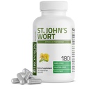 Bronson St. John's Wort 700 MG per Serving Hypericum Perforatum Supporta un Mood Positivo - Non-GMO, 180 capsule vegetariane